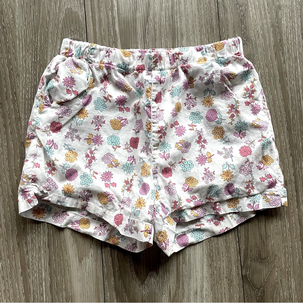 Toddler Flower Print Shorts